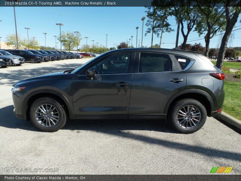 Machine Gray Metallic / Black 2019 Mazda CX-5 Touring AWD