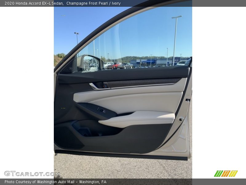 Champagne Frost Pearl / Ivory 2020 Honda Accord EX-L Sedan