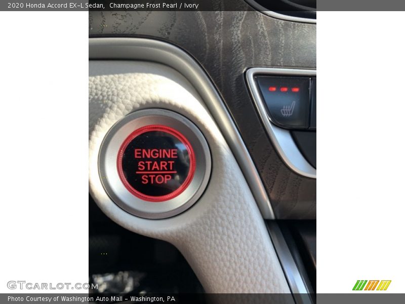 Champagne Frost Pearl / Ivory 2020 Honda Accord EX-L Sedan