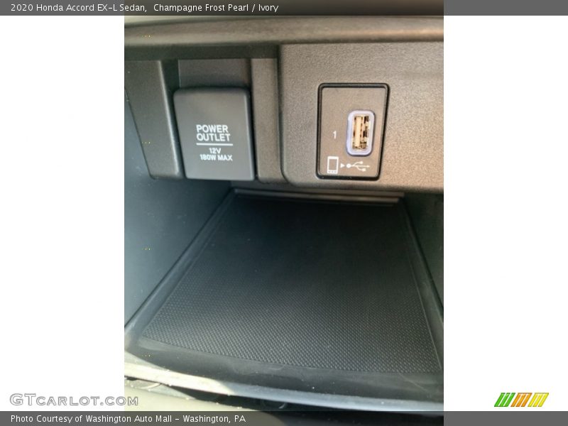 Champagne Frost Pearl / Ivory 2020 Honda Accord EX-L Sedan