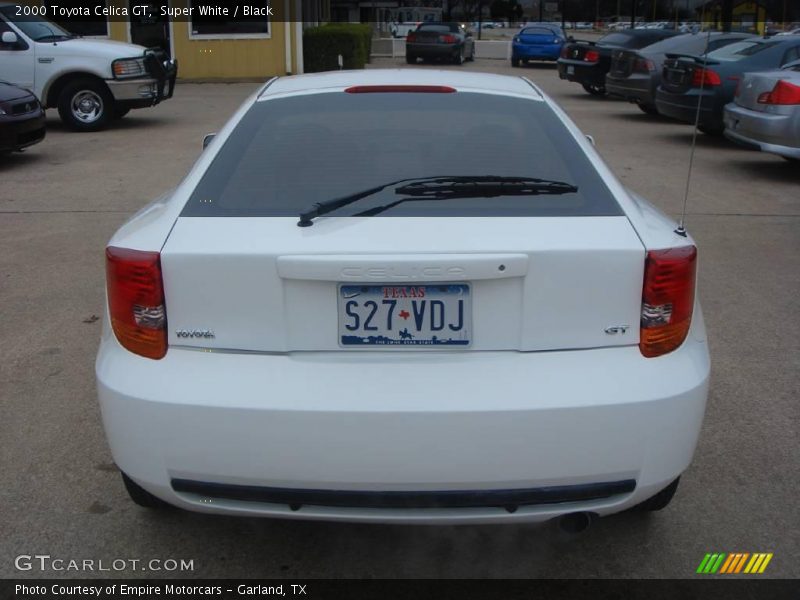 Super White / Black 2000 Toyota Celica GT