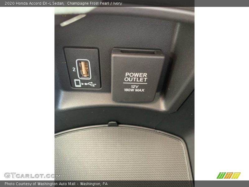 Champagne Frost Pearl / Ivory 2020 Honda Accord EX-L Sedan