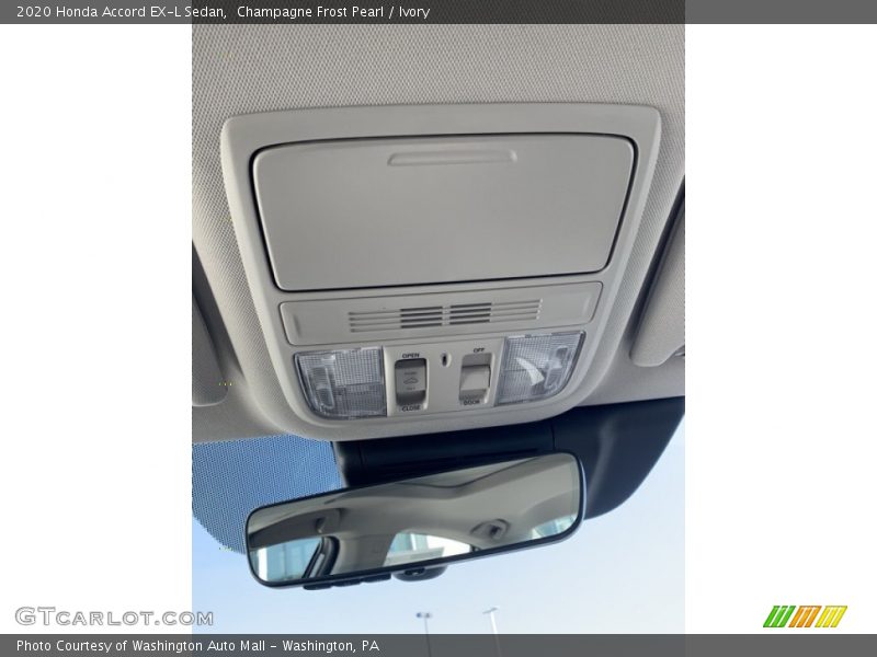 Champagne Frost Pearl / Ivory 2020 Honda Accord EX-L Sedan