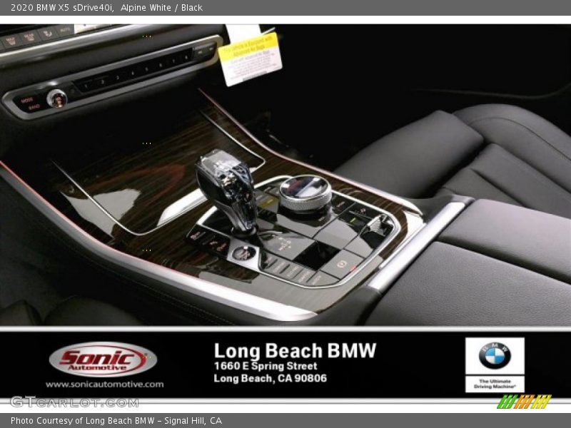 Alpine White / Black 2020 BMW X5 sDrive40i