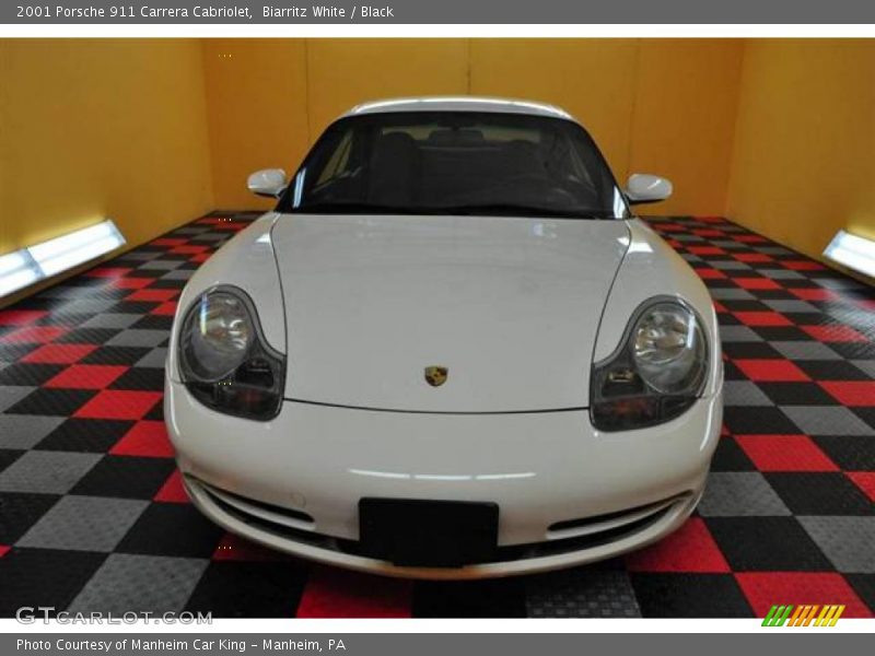 Biarritz White / Black 2001 Porsche 911 Carrera Cabriolet