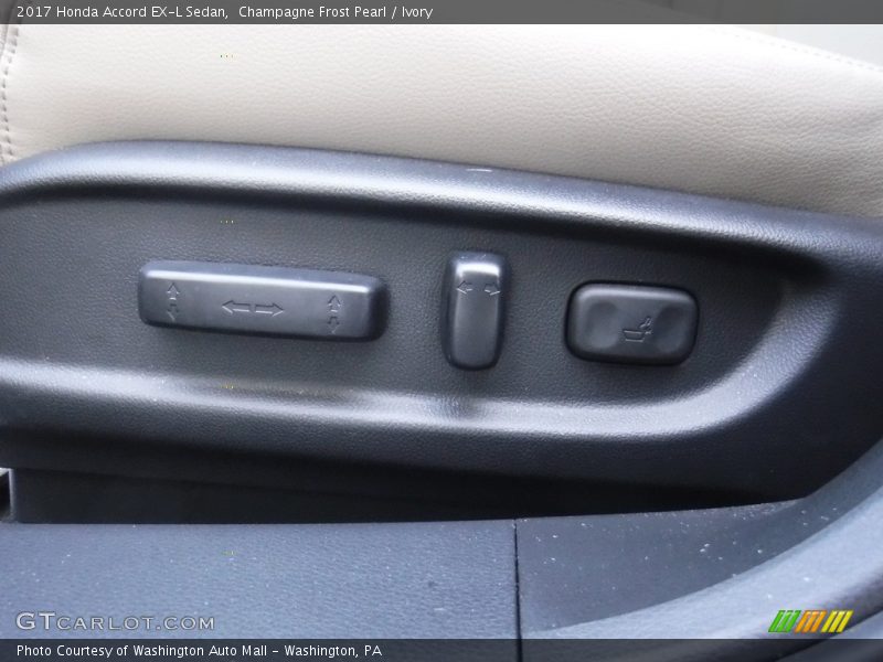 Champagne Frost Pearl / Ivory 2017 Honda Accord EX-L Sedan