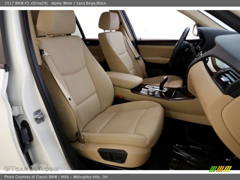 Alpine White / Sand Beige/Black 2017 BMW X3 xDrive28i