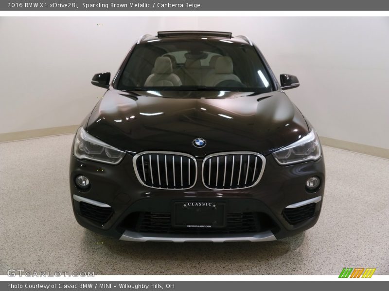 Sparkling Brown Metallic / Canberra Beige 2016 BMW X1 xDrive28i
