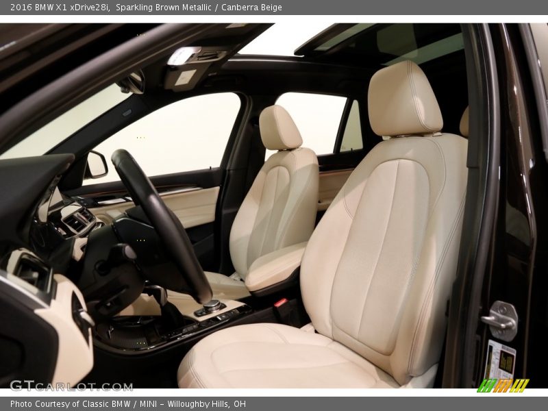 Sparkling Brown Metallic / Canberra Beige 2016 BMW X1 xDrive28i