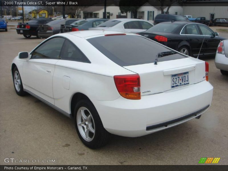 Super White / Black 2000 Toyota Celica GT