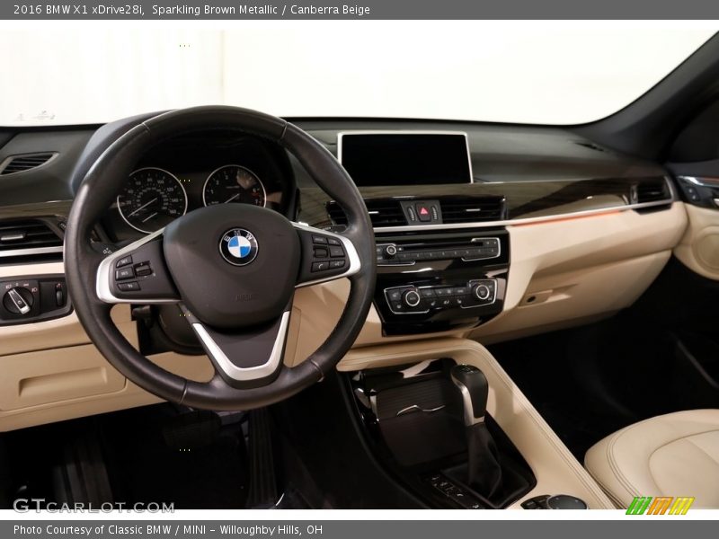 Sparkling Brown Metallic / Canberra Beige 2016 BMW X1 xDrive28i
