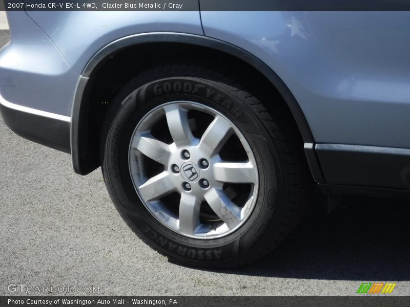 Glacier Blue Metallic / Gray 2007 Honda CR-V EX-L 4WD