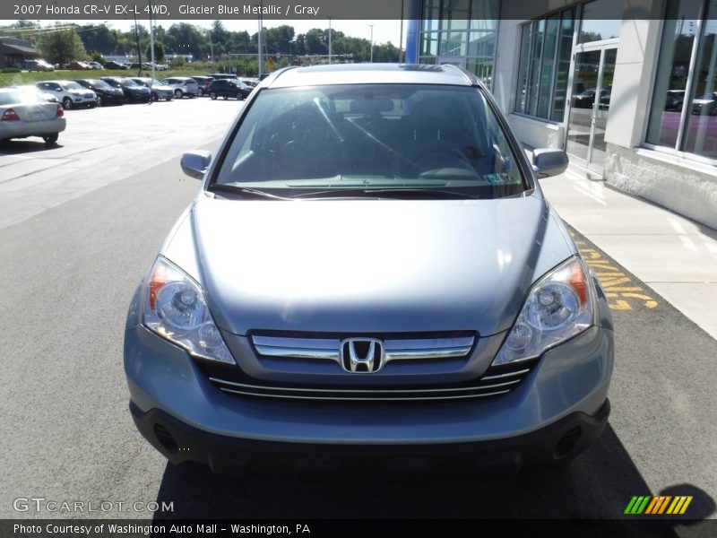 Glacier Blue Metallic / Gray 2007 Honda CR-V EX-L 4WD