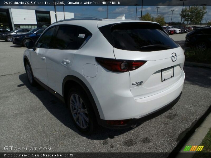 Snowflake White Pearl Mica / Black 2019 Mazda CX-5 Grand Touring AWD