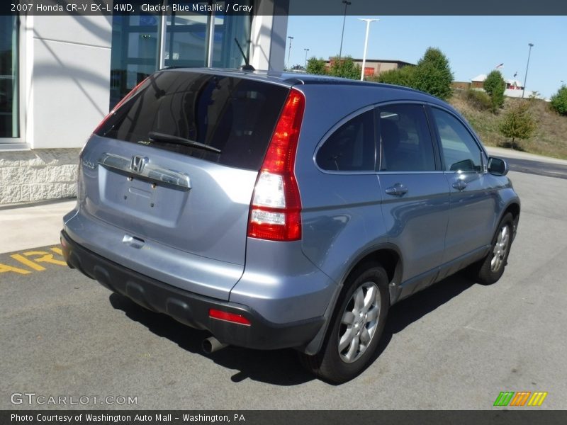 Glacier Blue Metallic / Gray 2007 Honda CR-V EX-L 4WD