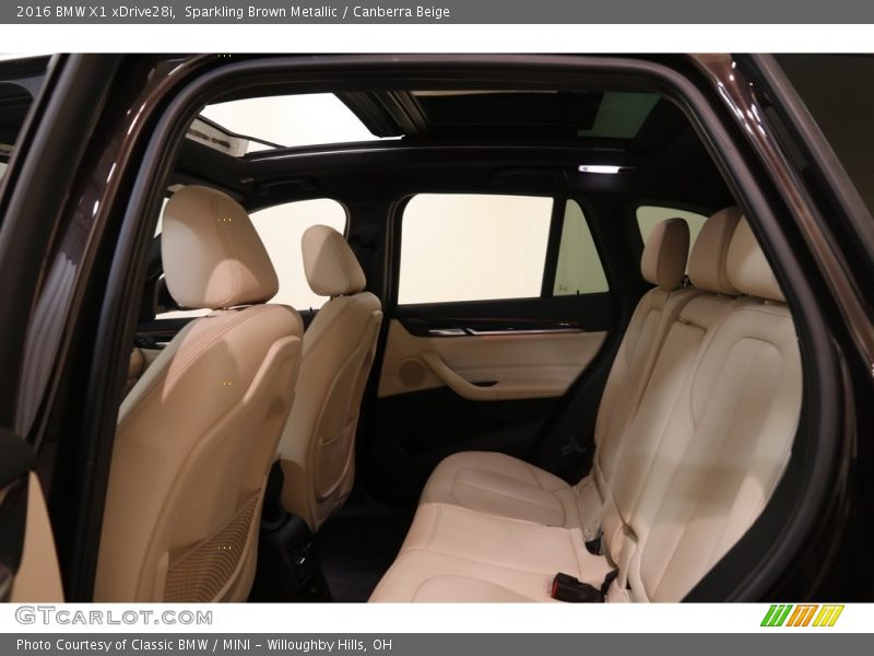 Sparkling Brown Metallic / Canberra Beige 2016 BMW X1 xDrive28i