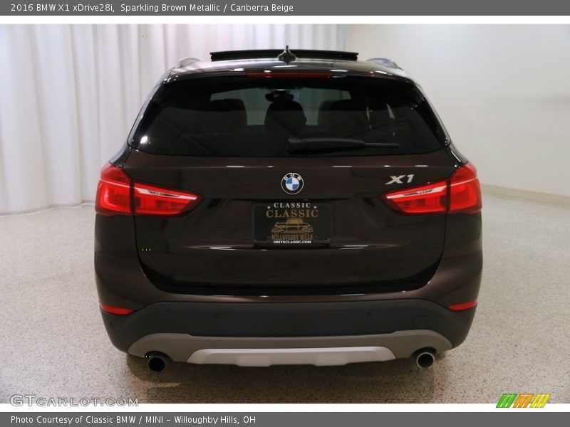 Sparkling Brown Metallic / Canberra Beige 2016 BMW X1 xDrive28i