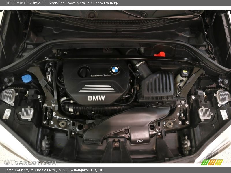 Sparkling Brown Metallic / Canberra Beige 2016 BMW X1 xDrive28i
