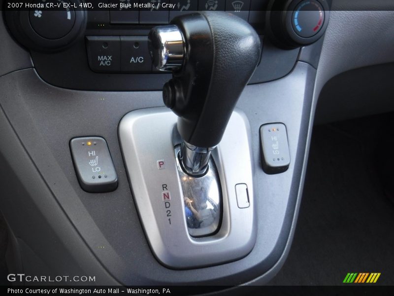 Glacier Blue Metallic / Gray 2007 Honda CR-V EX-L 4WD