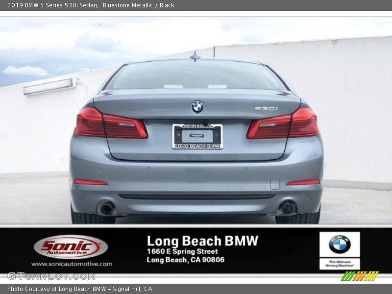 Bluestone Metallic / Black 2019 BMW 5 Series 530i Sedan