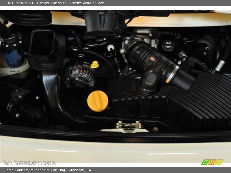 Biarritz White / Black 2001 Porsche 911 Carrera Cabriolet