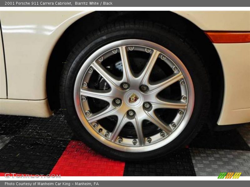 Biarritz White / Black 2001 Porsche 911 Carrera Cabriolet