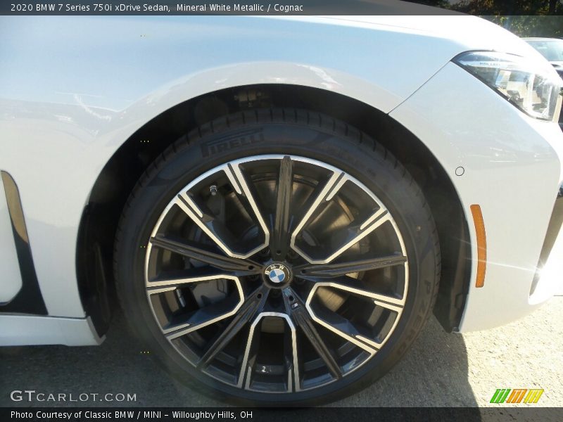 Mineral White Metallic / Cognac 2020 BMW 7 Series 750i xDrive Sedan