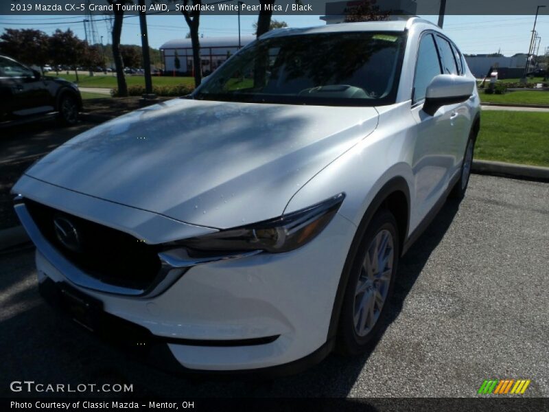 Snowflake White Pearl Mica / Black 2019 Mazda CX-5 Grand Touring AWD