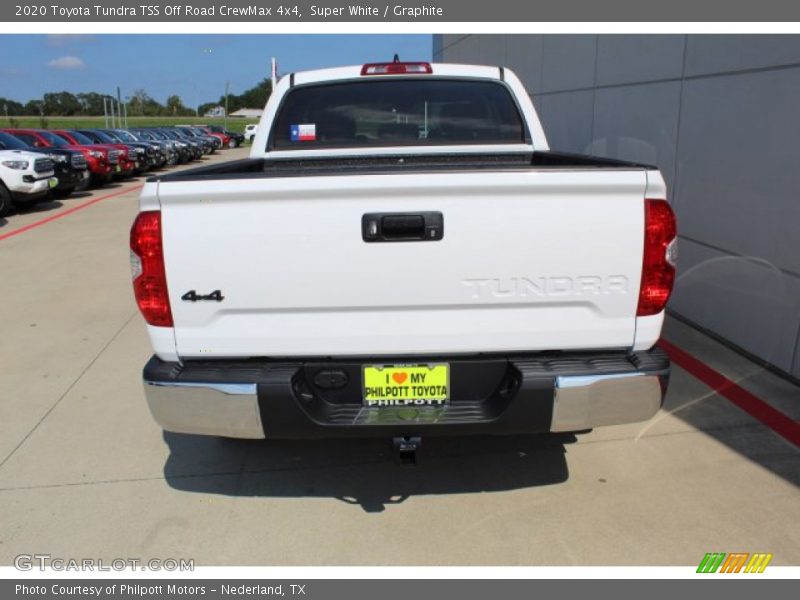 Super White / Graphite 2020 Toyota Tundra TSS Off Road CrewMax 4x4