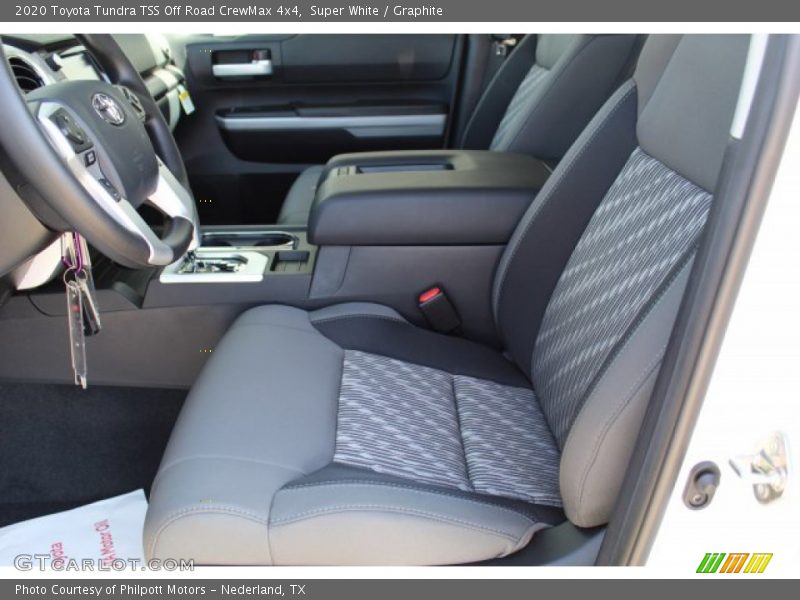 Super White / Graphite 2020 Toyota Tundra TSS Off Road CrewMax 4x4