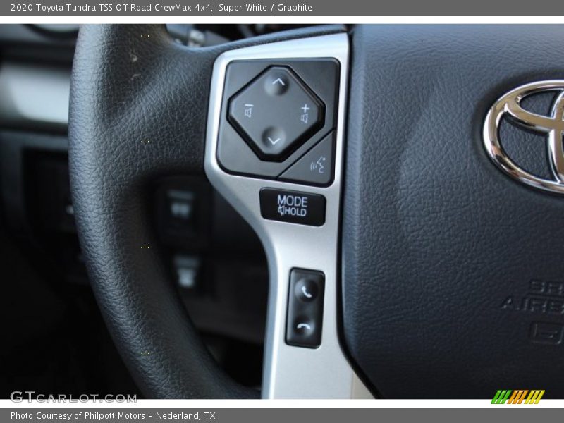 Super White / Graphite 2020 Toyota Tundra TSS Off Road CrewMax 4x4
