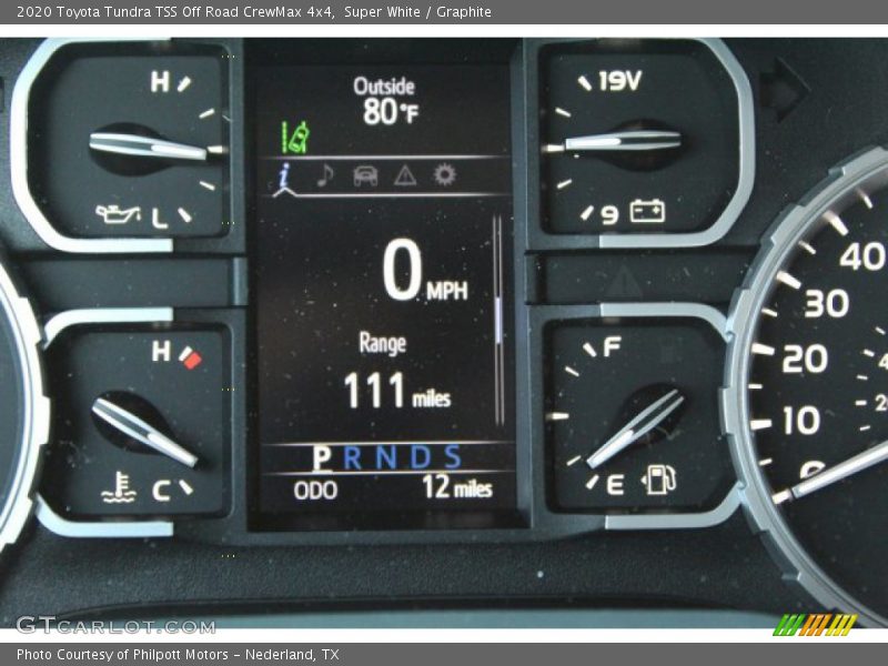 Super White / Graphite 2020 Toyota Tundra TSS Off Road CrewMax 4x4
