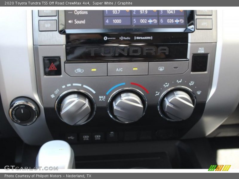 Super White / Graphite 2020 Toyota Tundra TSS Off Road CrewMax 4x4