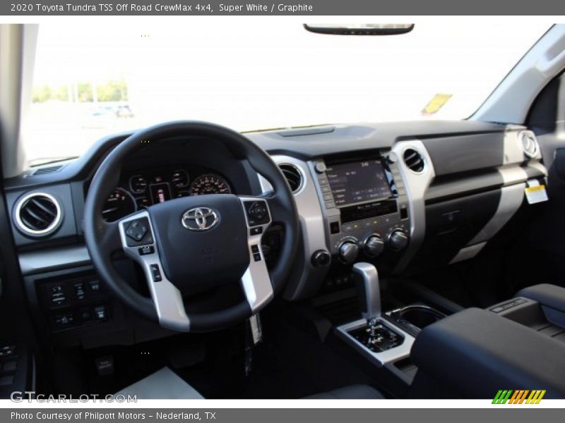Super White / Graphite 2020 Toyota Tundra TSS Off Road CrewMax 4x4