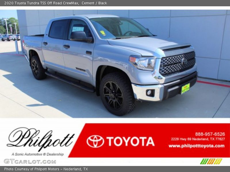 Cement / Black 2020 Toyota Tundra TSS Off Road CrewMax