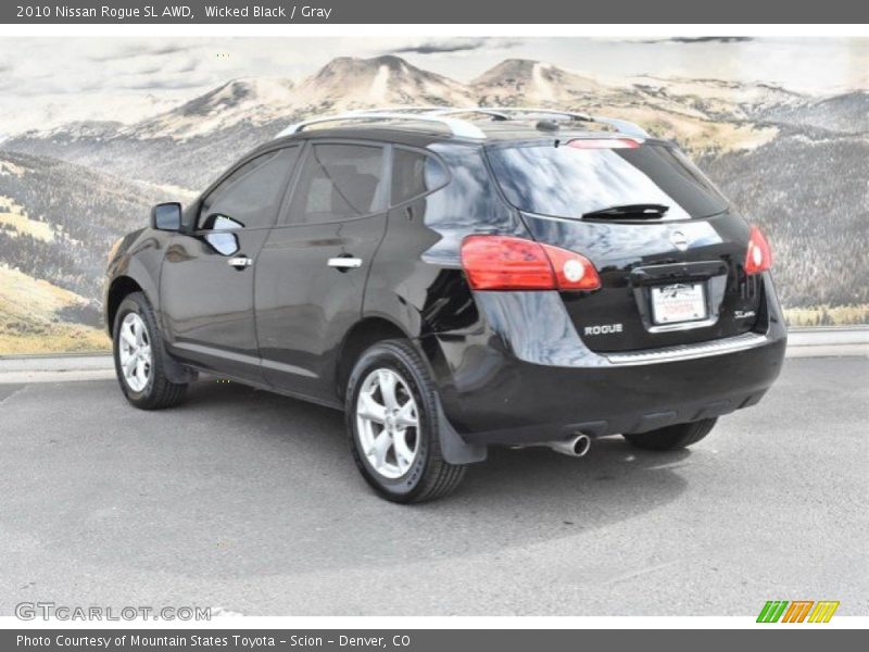 Wicked Black / Gray 2010 Nissan Rogue SL AWD