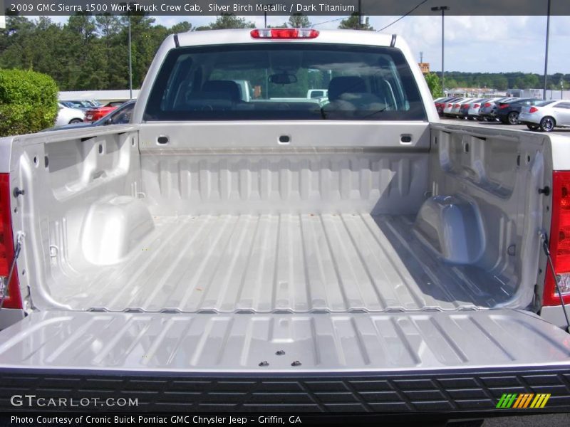 Silver Birch Metallic / Dark Titanium 2009 GMC Sierra 1500 Work Truck Crew Cab