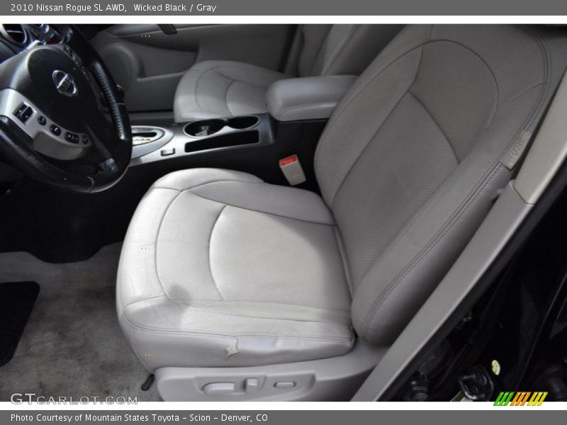 Wicked Black / Gray 2010 Nissan Rogue SL AWD