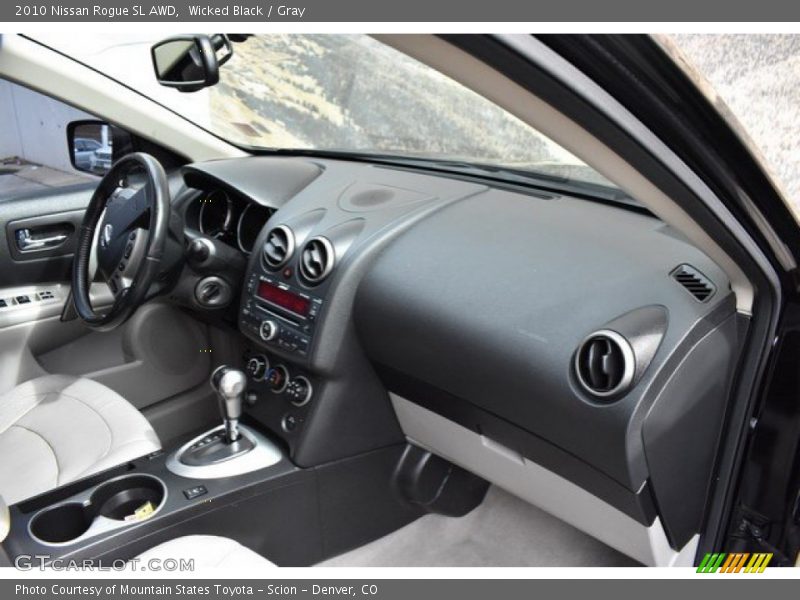 Wicked Black / Gray 2010 Nissan Rogue SL AWD