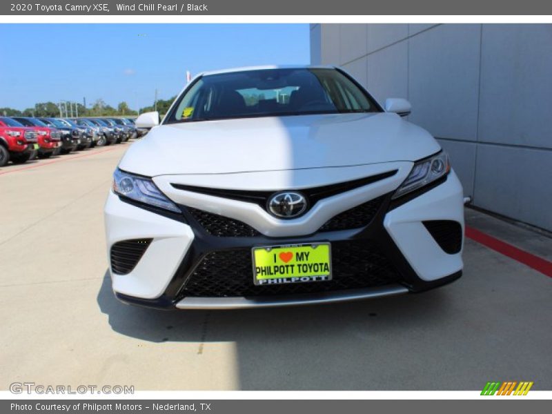 Wind Chill Pearl / Black 2020 Toyota Camry XSE