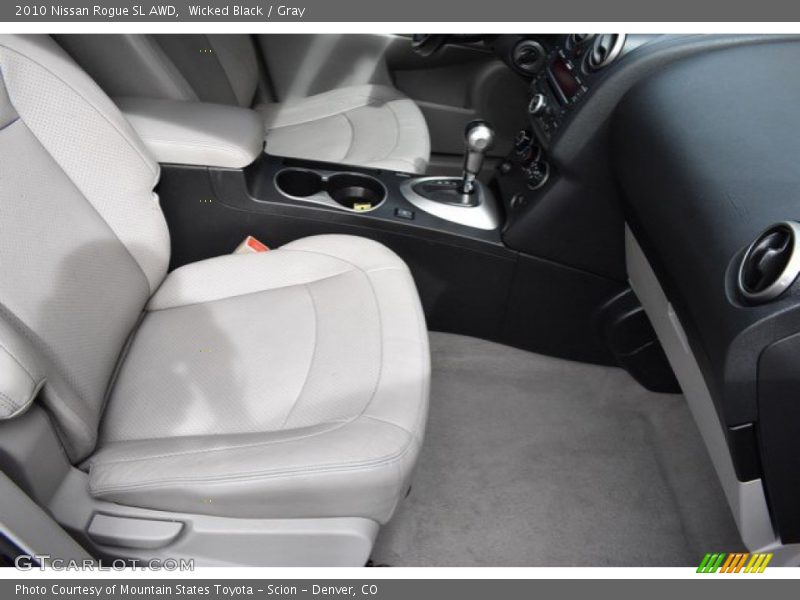 Wicked Black / Gray 2010 Nissan Rogue SL AWD
