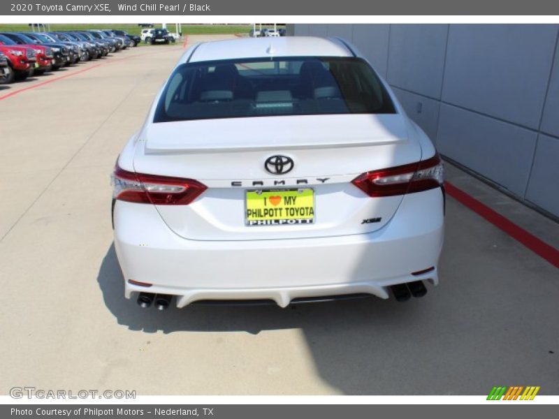 Wind Chill Pearl / Black 2020 Toyota Camry XSE