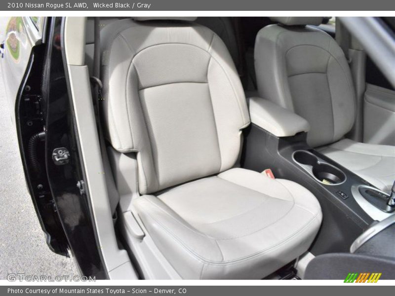 Wicked Black / Gray 2010 Nissan Rogue SL AWD