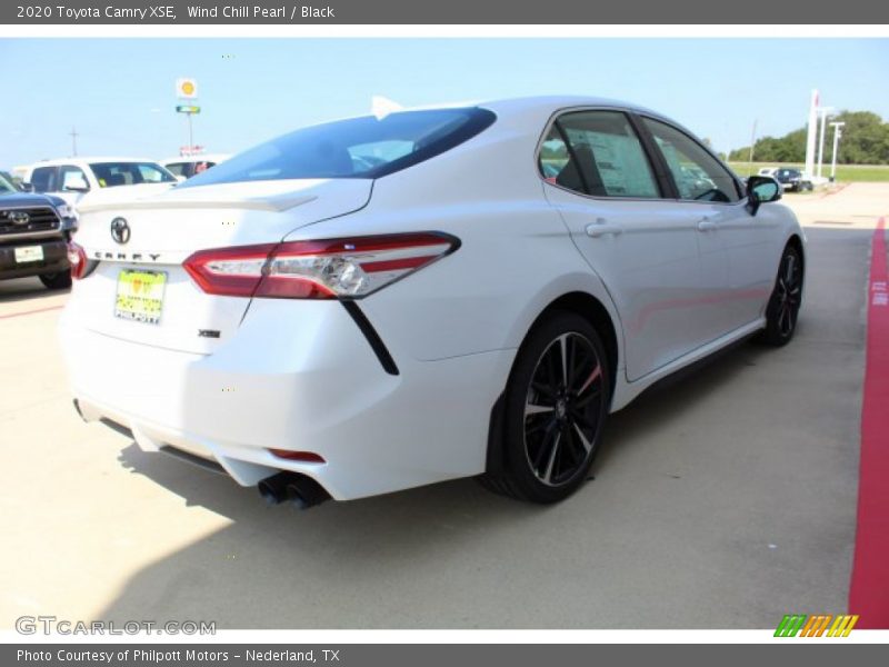 Wind Chill Pearl / Black 2020 Toyota Camry XSE