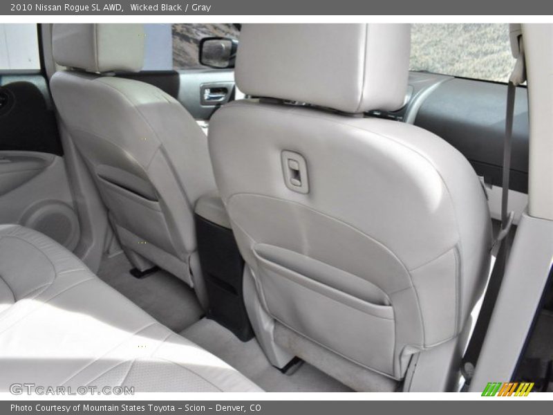 Wicked Black / Gray 2010 Nissan Rogue SL AWD