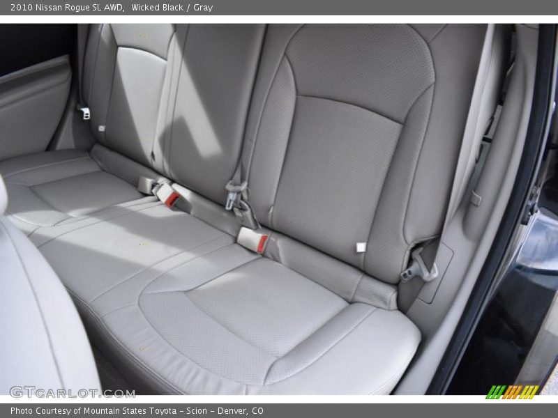 Wicked Black / Gray 2010 Nissan Rogue SL AWD