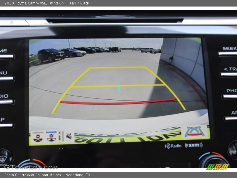 Wind Chill Pearl / Black 2020 Toyota Camry XSE