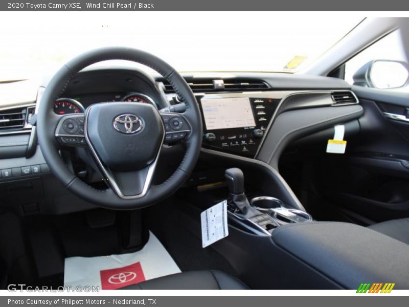 Wind Chill Pearl / Black 2020 Toyota Camry XSE