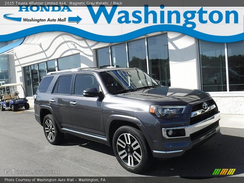 Magnetic Gray Metallic / Black 2015 Toyota 4Runner Limited 4x4
