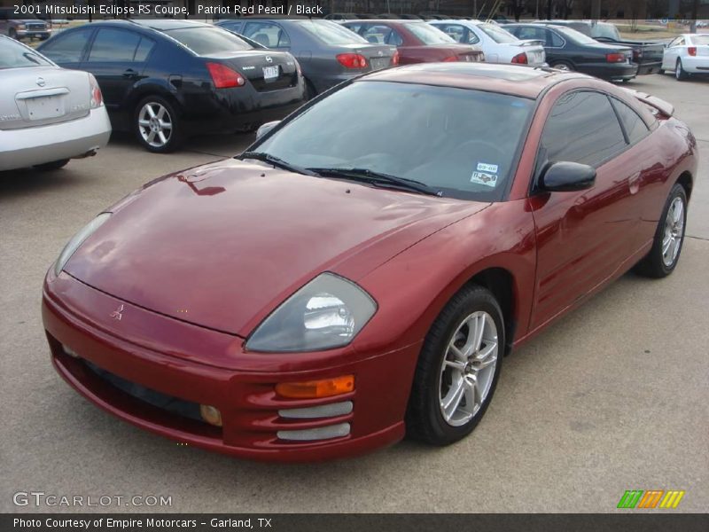 Patriot Red Pearl / Black 2001 Mitsubishi Eclipse RS Coupe